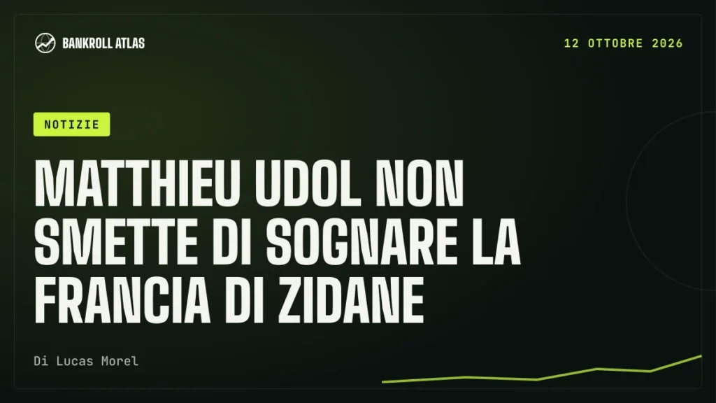 Matthieu Udol non smette di sognare la Francia di Zidane