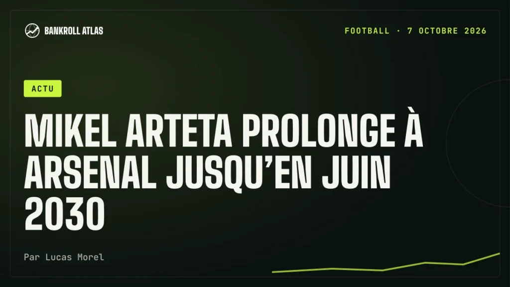Mikel Arteta prolonge à Arsenal jusqu’en juin 2030