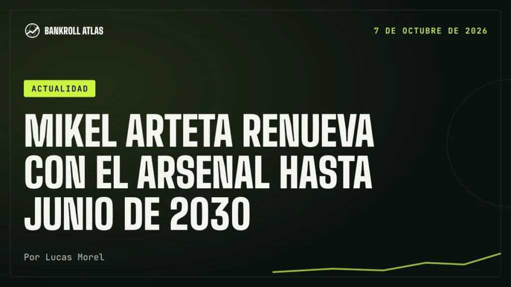 Mikel Arteta renueva con el Arsenal hasta junio de 2030