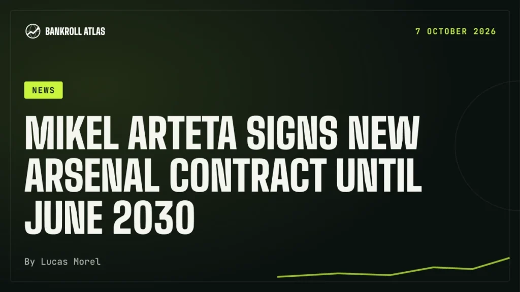 Mikel Arteta signs new Arsenal contract until June 2030