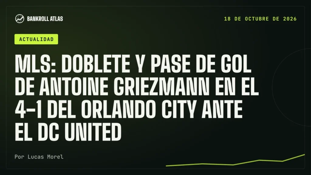 MLS: doblete y pase de gol de Antoine Griezmann en el 4-1 del Orlando City ante el DC United
