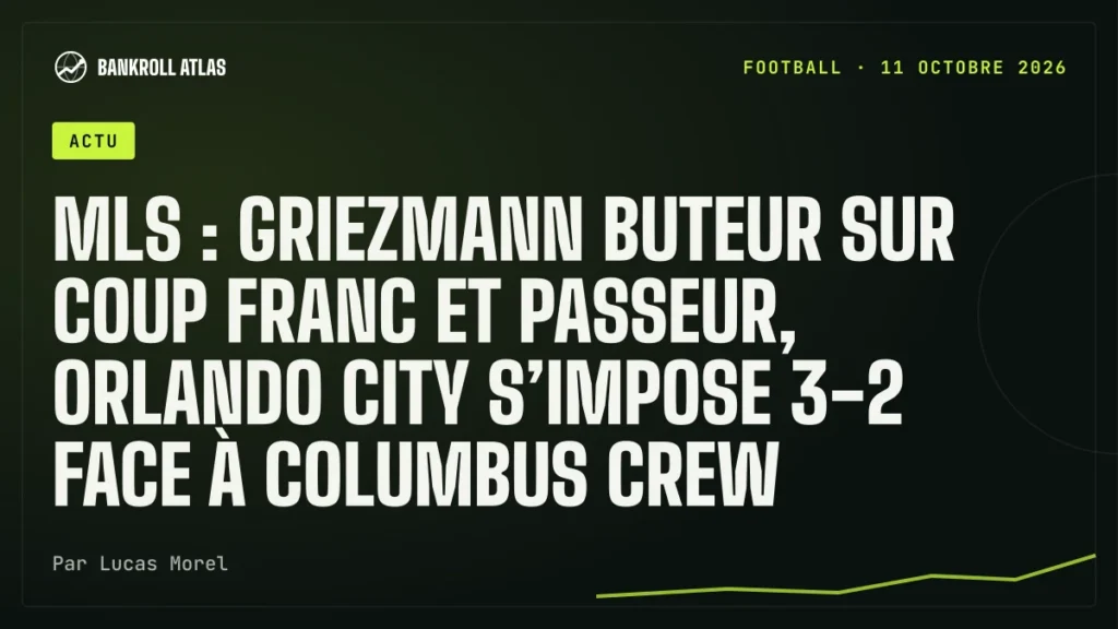 MLS : Griezmann buteur sur coup franc et passeur, Orlando City s’impose 3-2 face à Columbus Crew