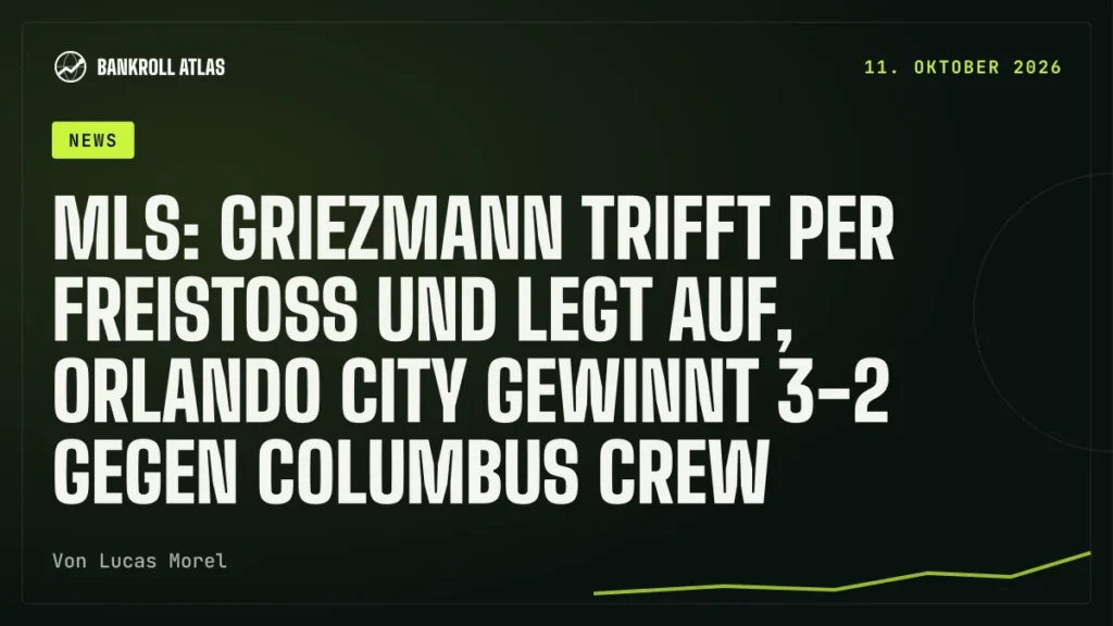 MLS: Griezmann trifft per Freistoß und legt auf, Orlando City gewinnt 3-2 gegen Columbus Crew