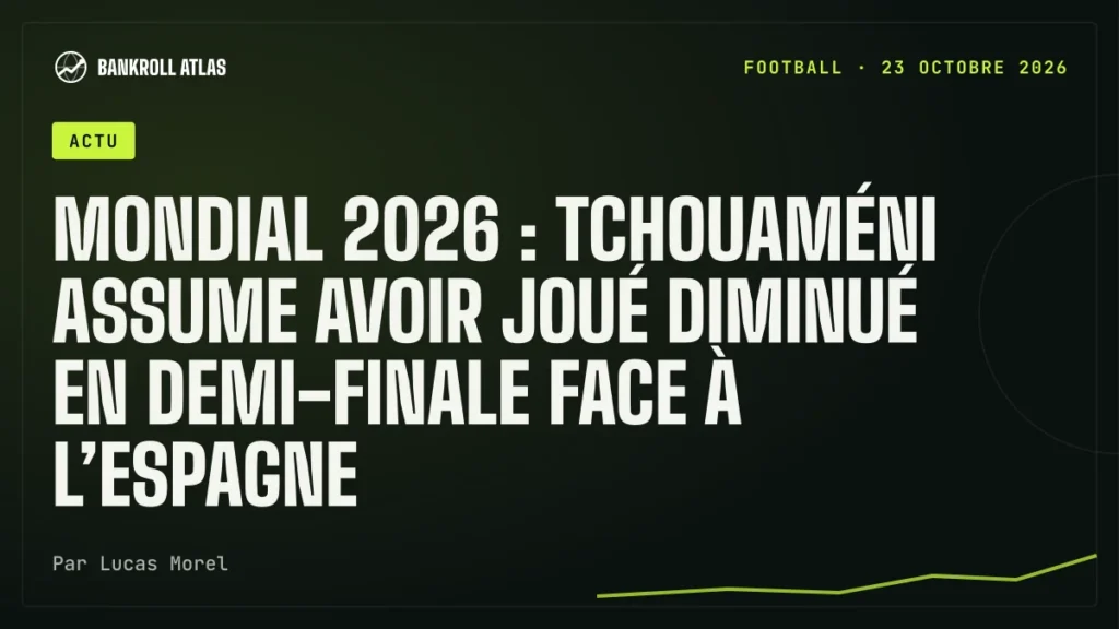Mondial 2026 : Tchouaméni assume avoir joué diminué en demi-finale face à l’Espagne