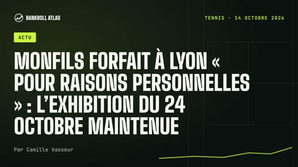 Monfils forfait à Lyon « pour raisons personnelles » : l’exhibition du 24 octobre maintenue