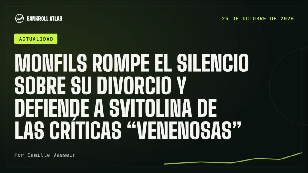 Monfils rompe el silencio sobre su divorcio y defiende a Svitolina de las críticas “venenosas”