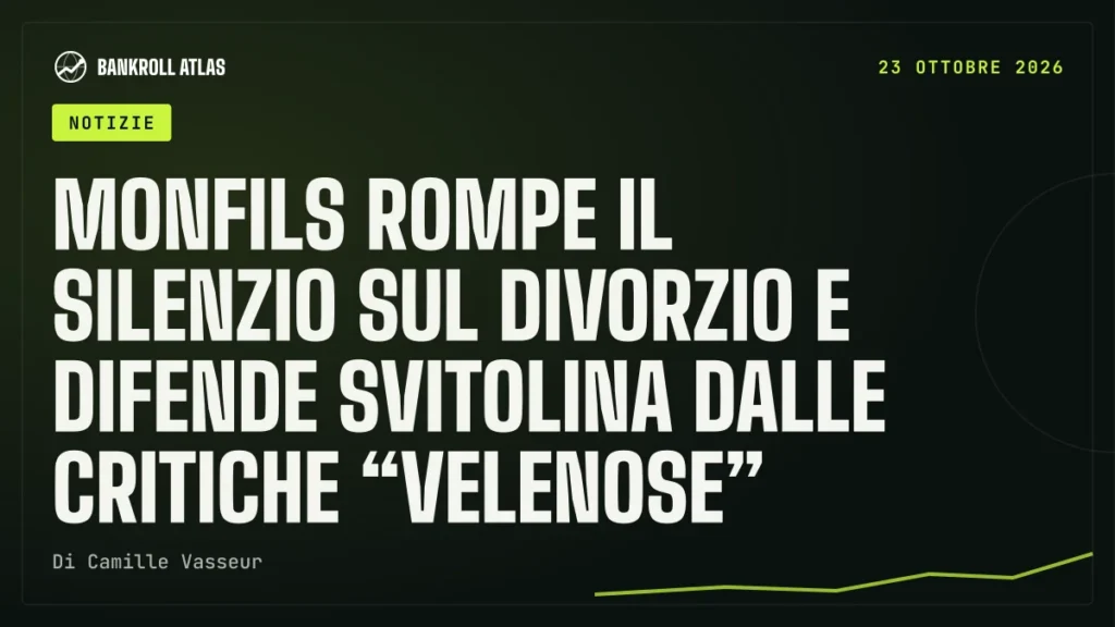 Monfils rompe il silenzio sul divorzio e difende Svitolina dalle critiche “velenose”