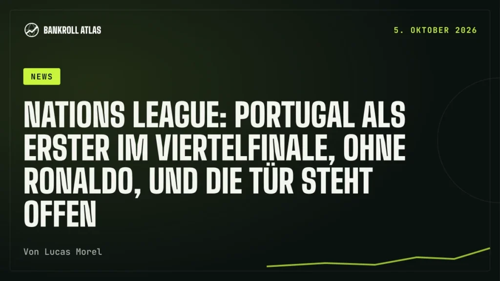 Nations League: Portugal als Erster im Viertelfinale, ohne Ronaldo, und die Tür steht offen