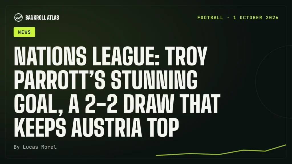 Nations League: Troy Parrott’s stunning goal, a 2-2 draw that keeps Austria top