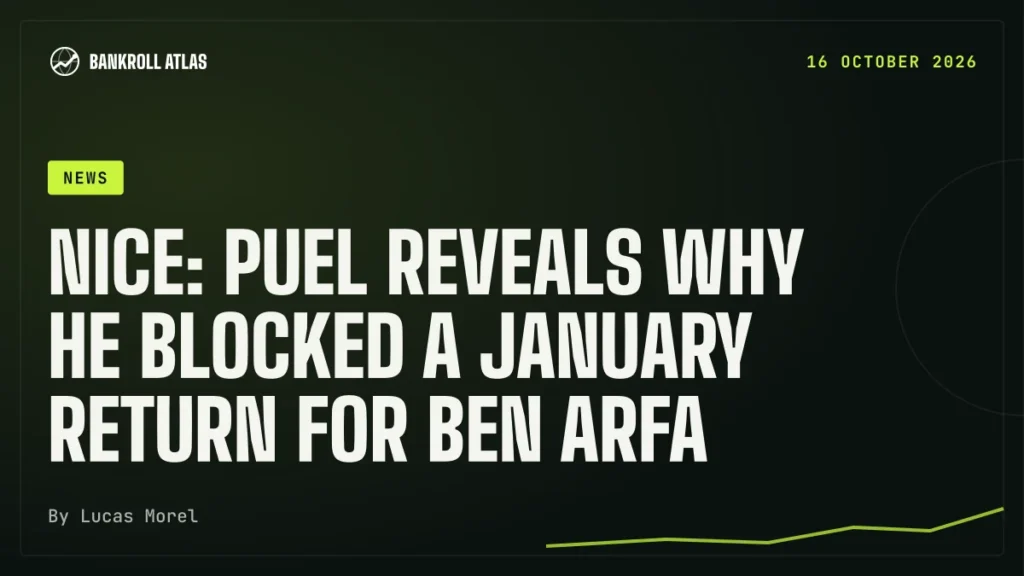 Nice: Puel reveals why he blocked a January return for Ben Arfa