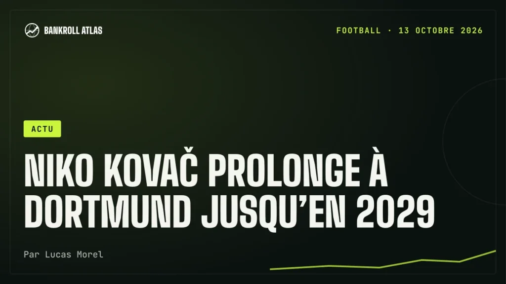 Niko Kovač prolonge à Dortmund jusqu’en 2029