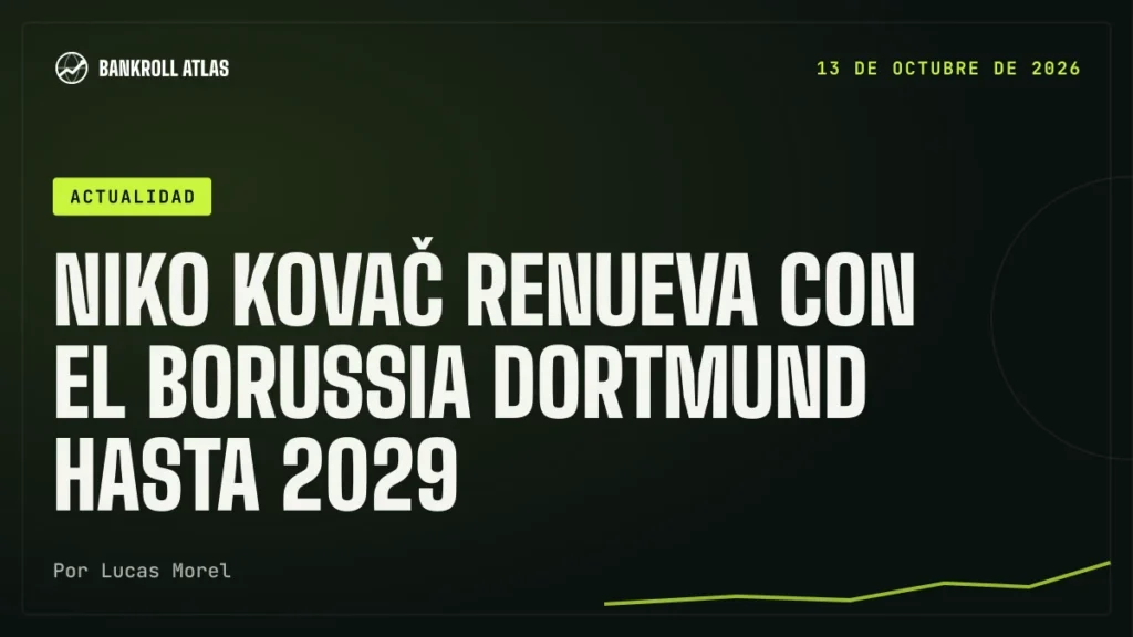 Niko Kovač renueva con el Borussia Dortmund hasta 2029