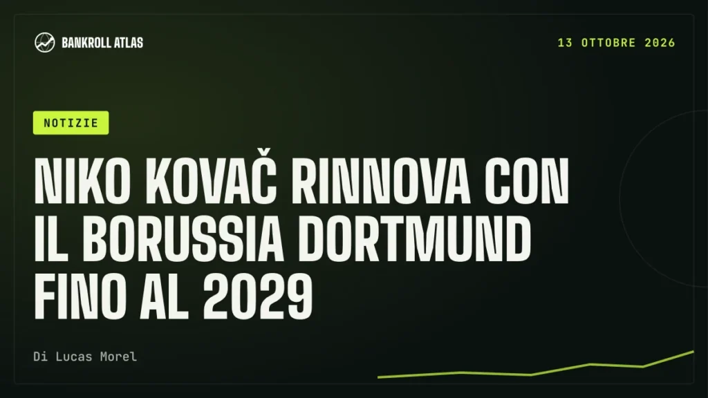 Niko Kovač rinnova con il Borussia Dortmund fino al 2029