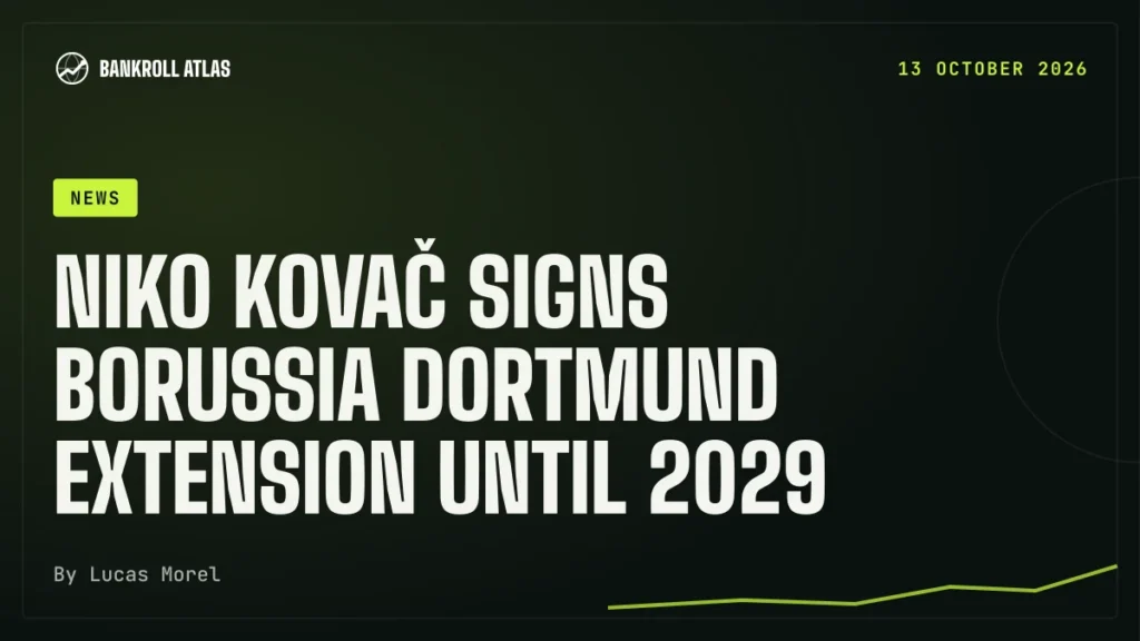 Niko Kovač signs Borussia Dortmund extension until 2029
