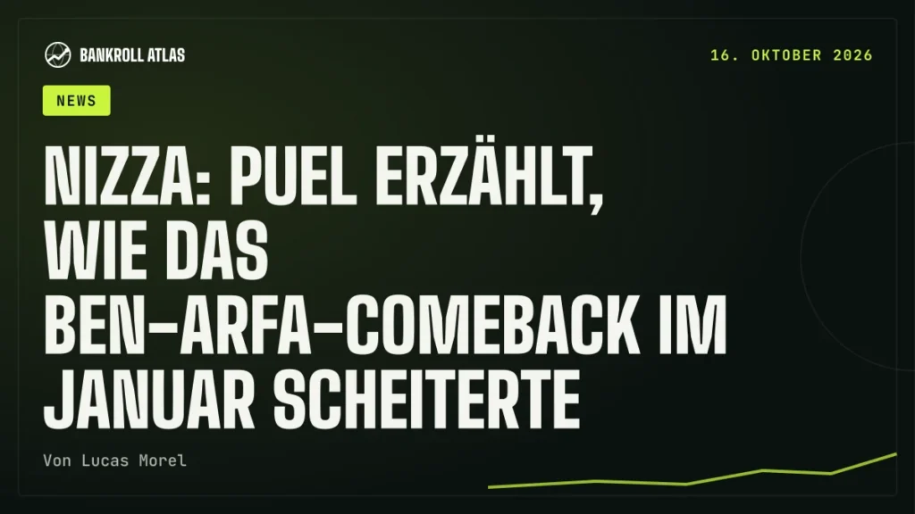 Nizza: Puel erzählt, wie das Ben-Arfa-Comeback im Januar scheiterte