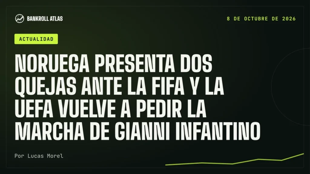 Noruega presenta dos quejas ante la FIFA y la UEFA vuelve a pedir la marcha de Gianni Infantino