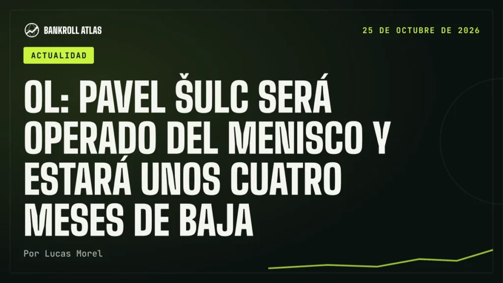 OL: Pavel Šulc será operado del menisco y estará unos cuatro meses de baja