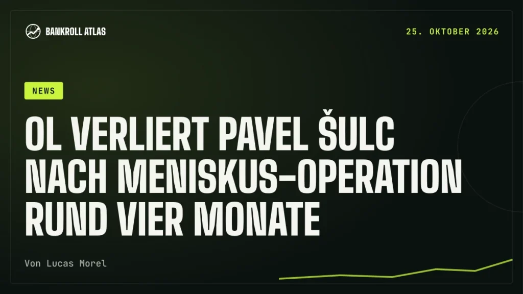 OL verliert Pavel Šulc nach Meniskus-Operation rund vier Monate