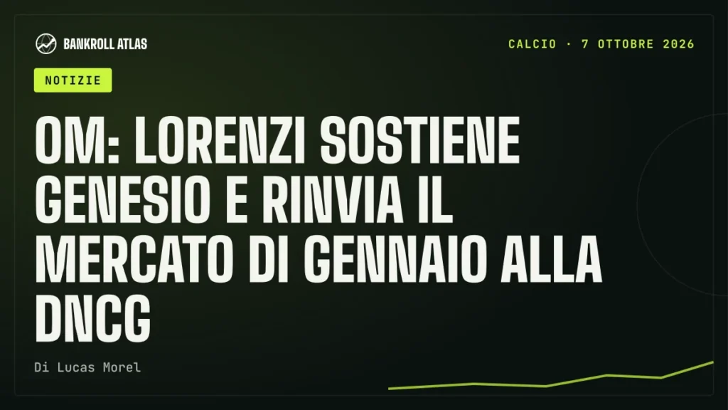 OM: Lorenzi sostiene Genesio e rinvia il mercato di gennaio alla DNCG