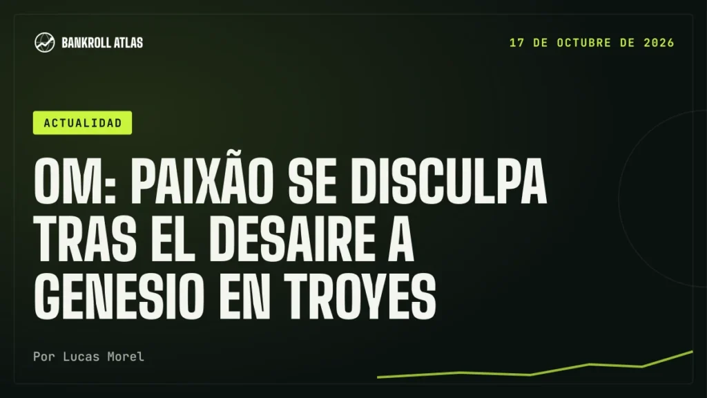 OM: Paixão se disculpa tras el desaire a Genesio en Troyes