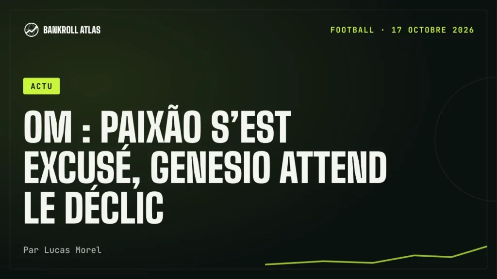OM : Paixão s’est excusé, Genesio attend le déclic