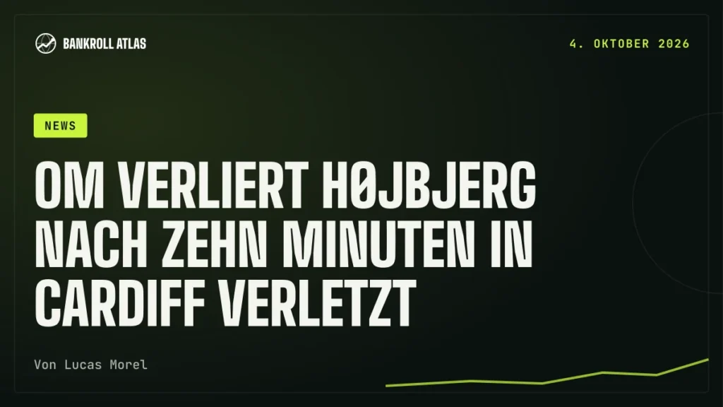 OM verliert Højbjerg nach zehn Minuten in Cardiff verletzt