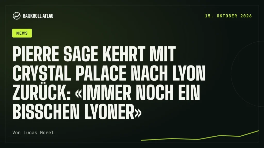 Pierre Sage kehrt mit Crystal Palace nach Lyon zurück: «immer noch ein bisschen Lyoner»