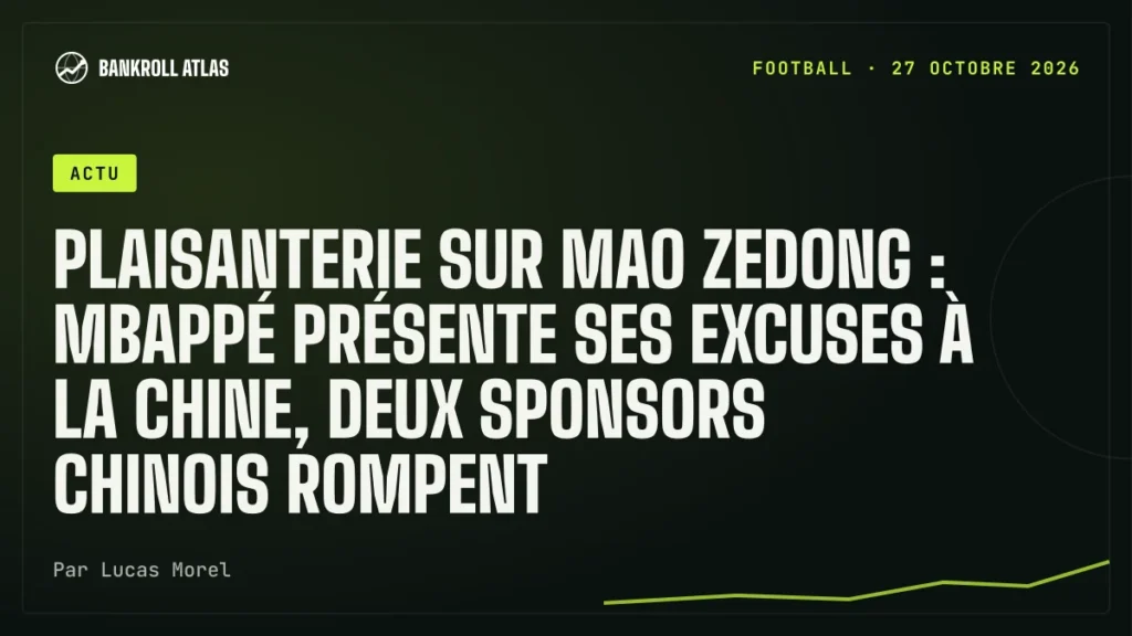 Plaisanterie sur Mao Zedong : Mbappé présente ses excuses à la Chine, deux sponsors chinois rompent