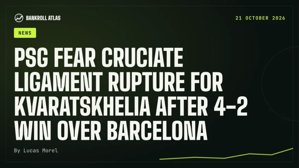 PSG fear cruciate ligament rupture for Kvaratskhelia after 4-2 win over Barcelona