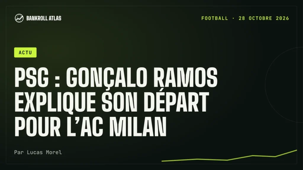 PSG : Gonçalo Ramos explique son départ pour l’AC Milan