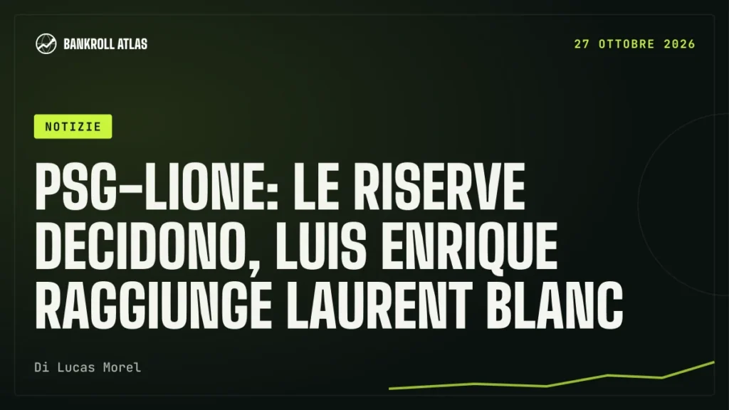 PSG-Lione: le riserve decidono, Luis Enrique raggiunge Laurent Blanc