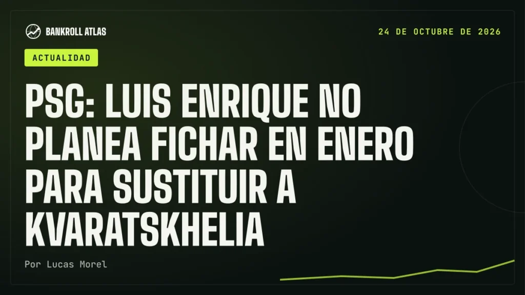 PSG: Luis Enrique no planea fichar en enero para sustituir a Kvaratskhelia