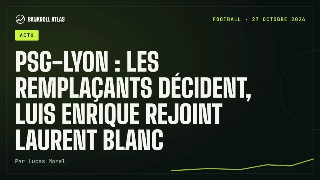 PSG-Lyon : les remplaçants décident, Luis Enrique rejoint Laurent Blanc