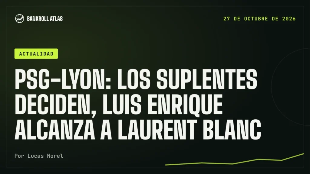 PSG-Lyon: los suplentes deciden, Luis Enrique alcanza a Laurent Blanc
