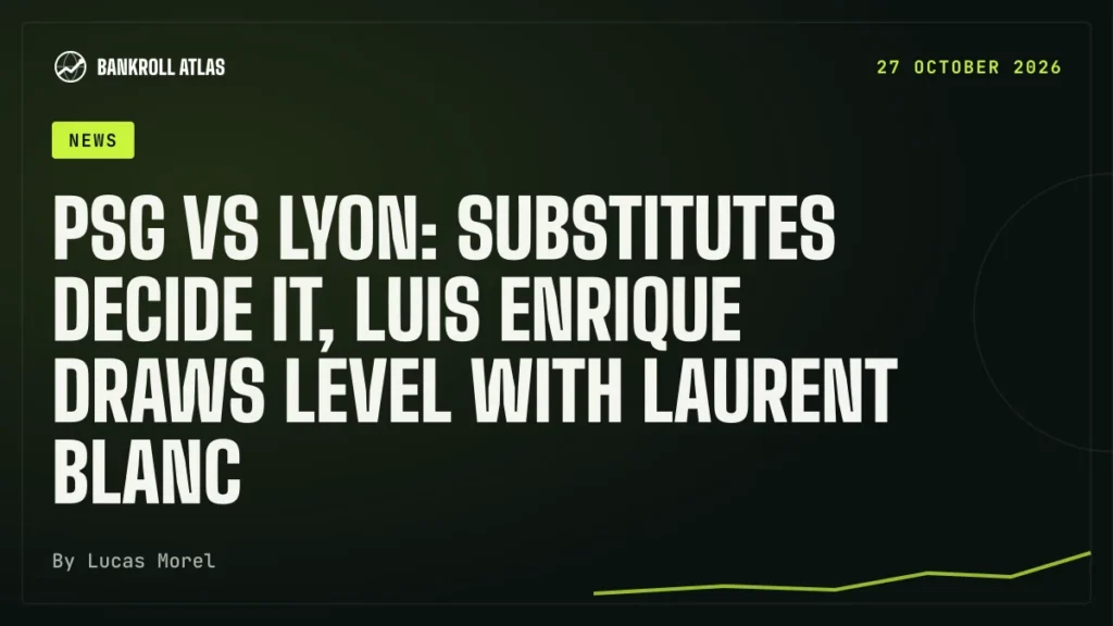 PSG vs Lyon: substitutes decide it, Luis Enrique draws level with Laurent Blanc