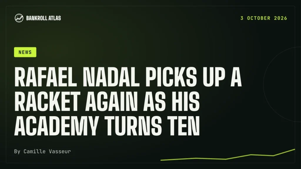 Rafael Nadal picks up a racket again as his academy turns ten
