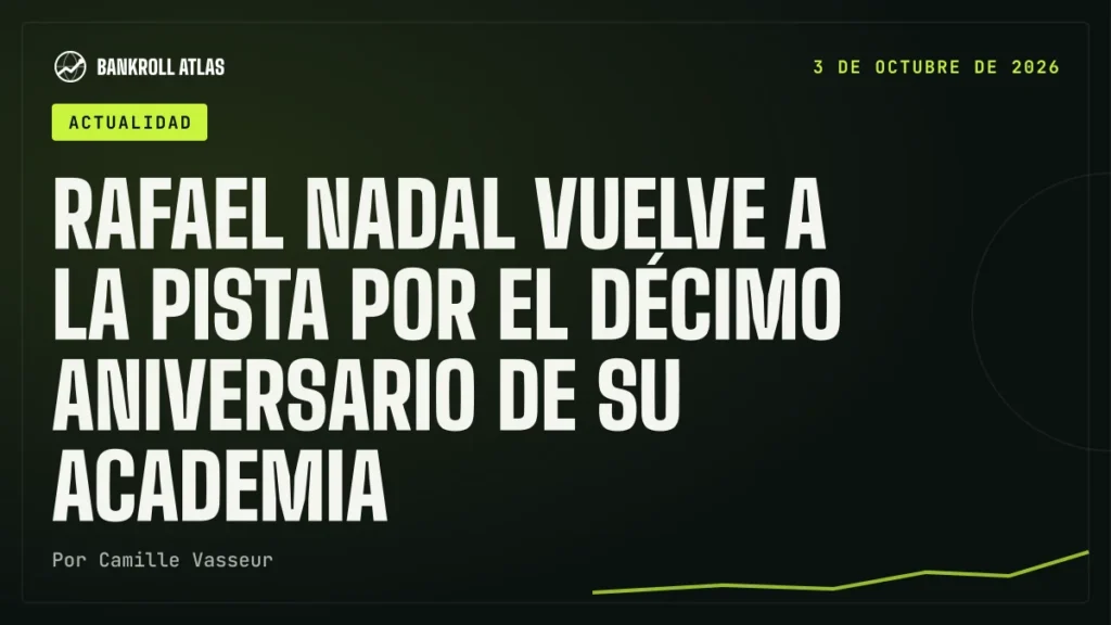 Rafael Nadal vuelve a la pista por el décimo aniversario de su academia