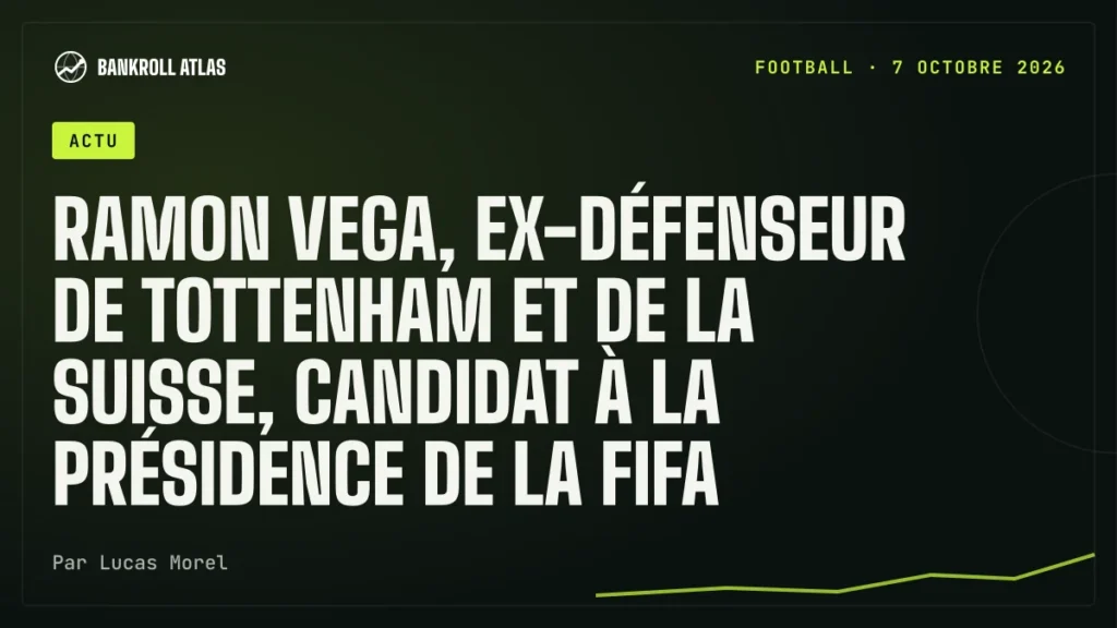 Ramon Vega, ex-défenseur de Tottenham et de la Suisse, candidat à la présidence de la FIFA