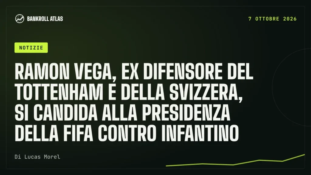 Ramon Vega, ex difensore del Tottenham e della Svizzera, si candida alla presidenza della FIFA contro Infantino