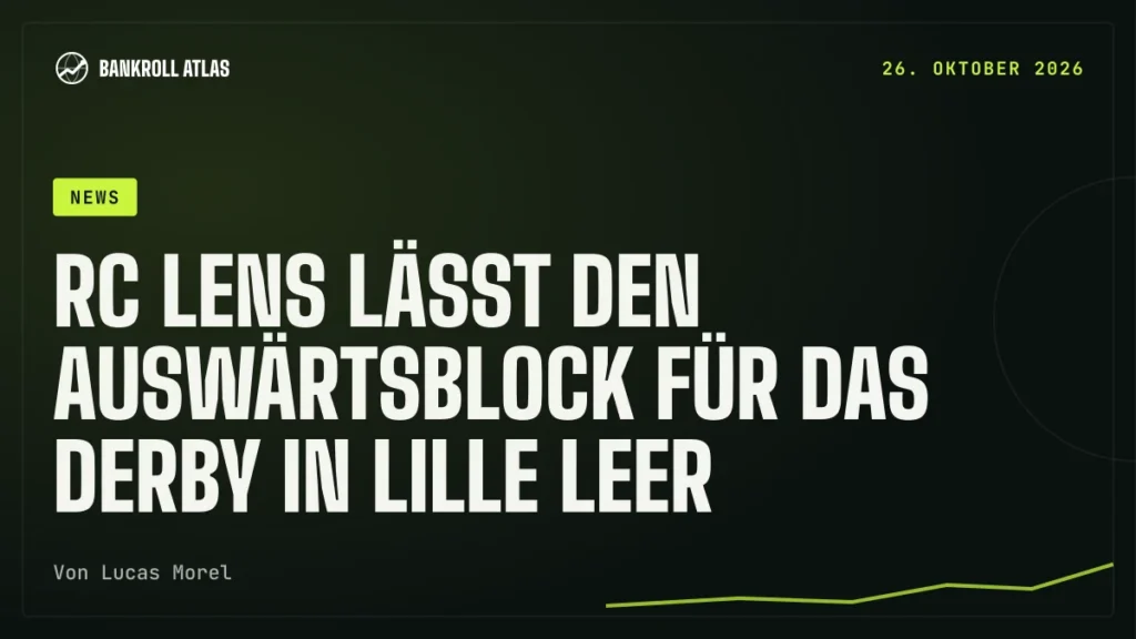 RC Lens lässt den Auswärtsblock für das Derby in Lille leer
