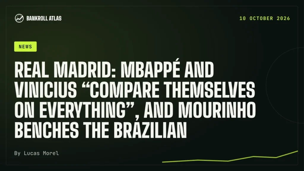 Real Madrid: Mbappé and Vinicius “compare themselves on everything”, and Mourinho benches the Brazilian