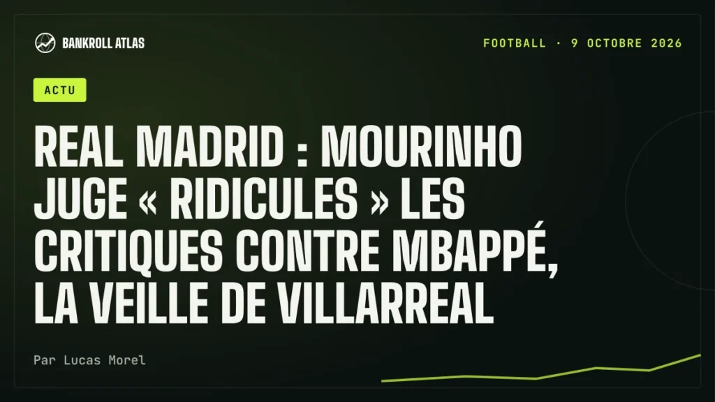 Real Madrid : Mourinho juge « ridicules » les critiques contre Mbappé, la veille de Villarreal