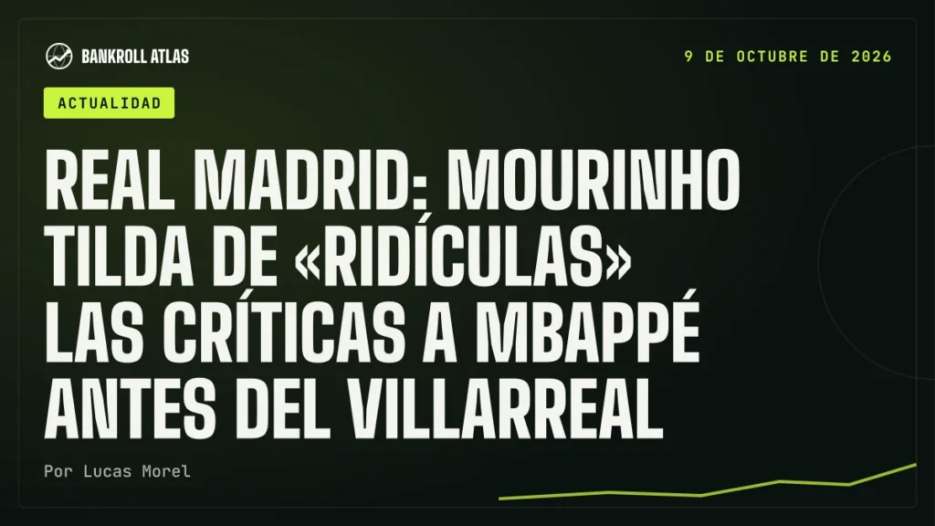 Real Madrid: Mourinho tilda de «ridículas» las críticas a Mbappé antes del Villarreal
