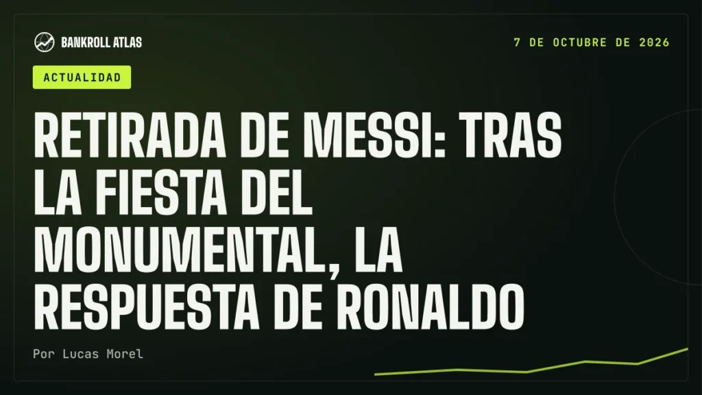 Retirada de Messi: tras la fiesta del Monumental, la respuesta de Ronaldo