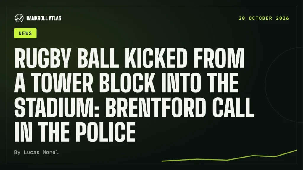 Rugby ball kicked from a tower block into the stadium: Brentford call in the police