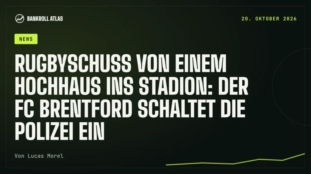 Rugbyschuss von einem Hochhaus ins Stadion: Der FC Brentford schaltet die Polizei ein