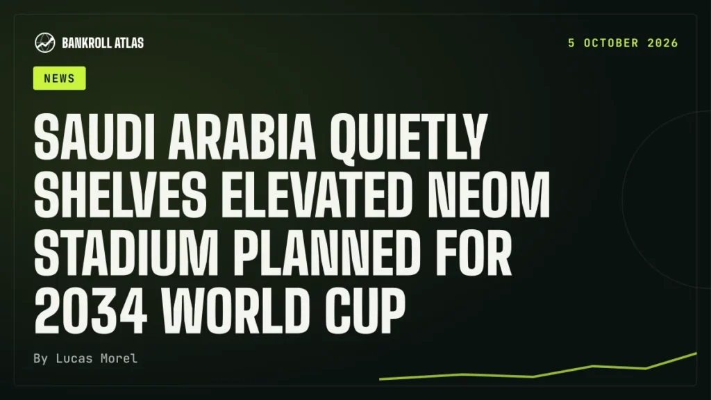 Saudi Arabia quietly shelves elevated Neom stadium planned for 2034 World Cup