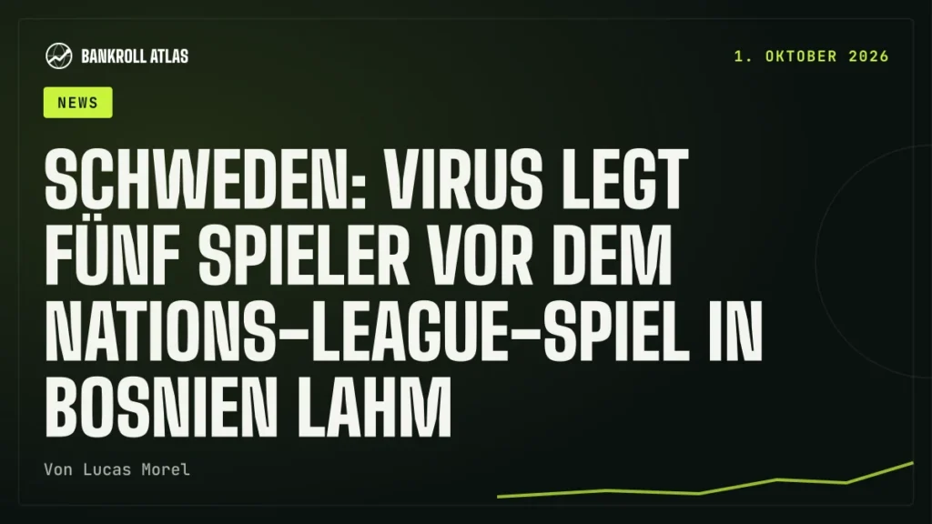 Schweden: Virus legt fünf Spieler vor dem Nations-League-Spiel in Bosnien lahm