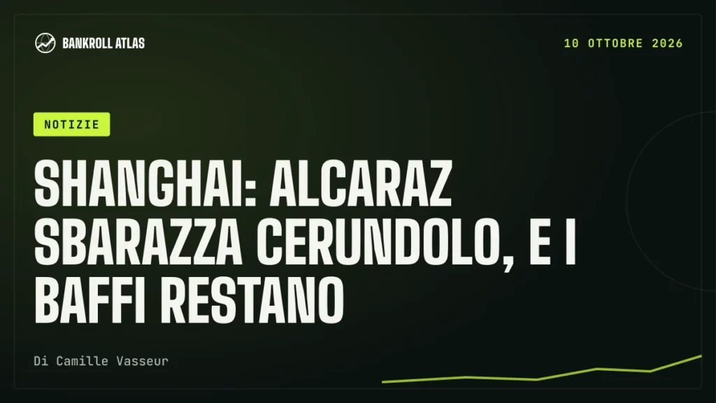 Shanghai: Alcaraz sbarazza Cerundolo, e i baffi restano