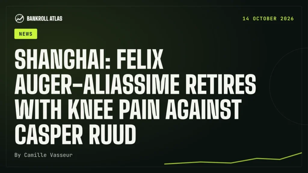 Shanghai: Felix Auger-Aliassime retires with knee pain against Casper Ruud